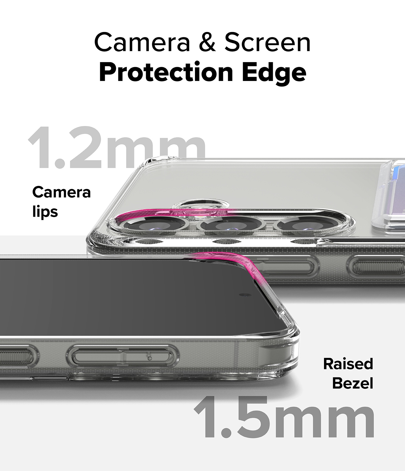 Samsung Galaxy S25 Plus Fusion cover med kortholder, Gennemsigtig