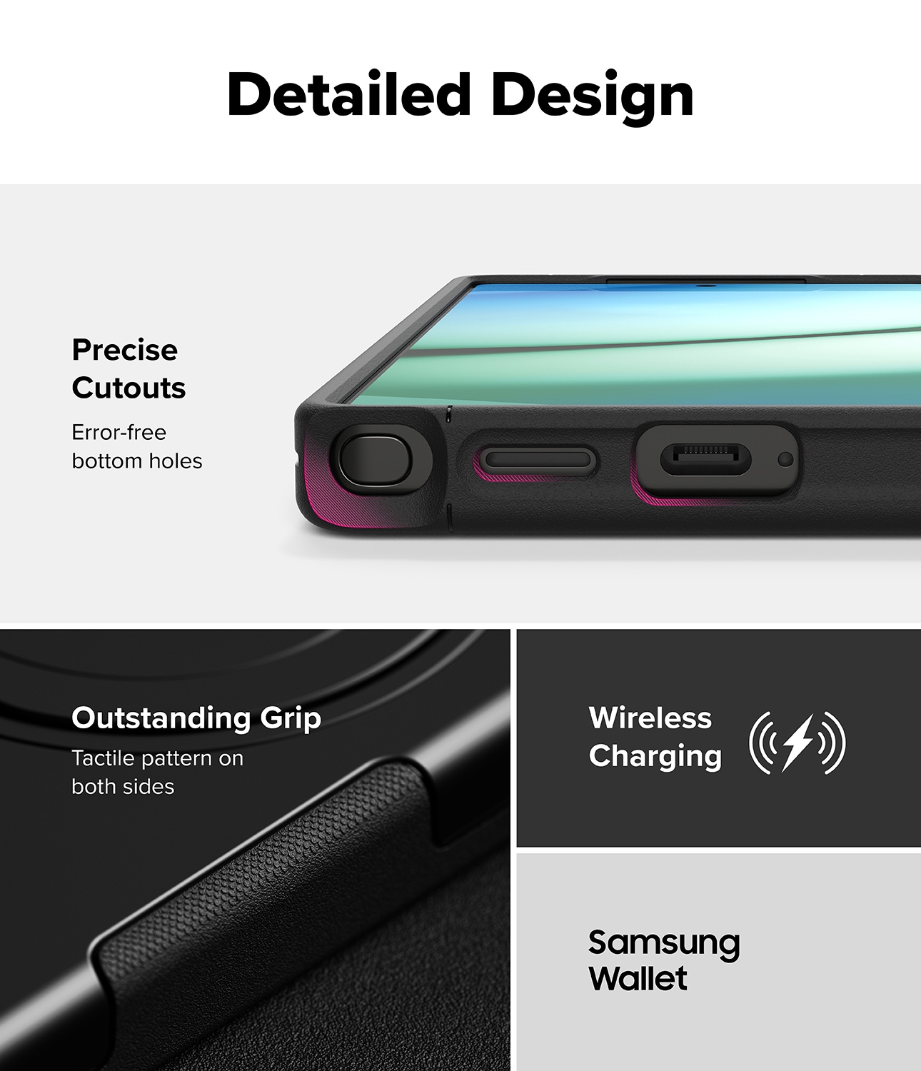 Samsung Galaxy S25 Ultra Alles magnetiske cover, Sort