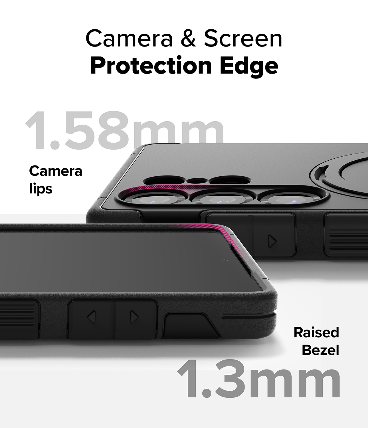 Samsung Galaxy S25 Ultra Alles magnetiske cover, Sort