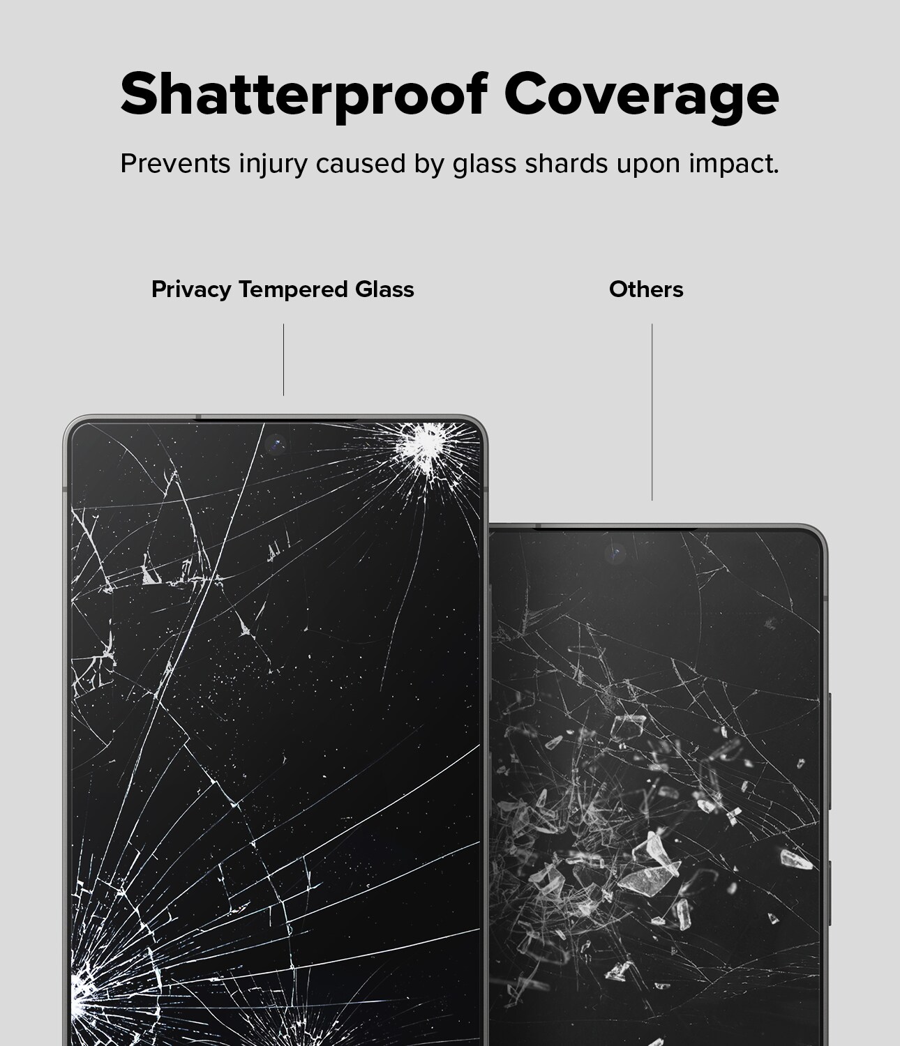 Samsung Galaxy S25 Ultra Anti-spy skærmbeskytter i glas med monteringsramme (2-pak)