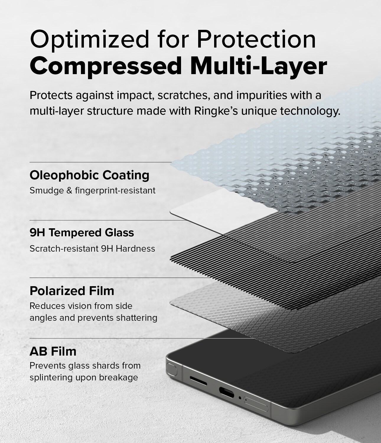 Samsung Galaxy S25 Ultra Anti-spy skærmbeskytter i glas med monteringsramme (2-pak)