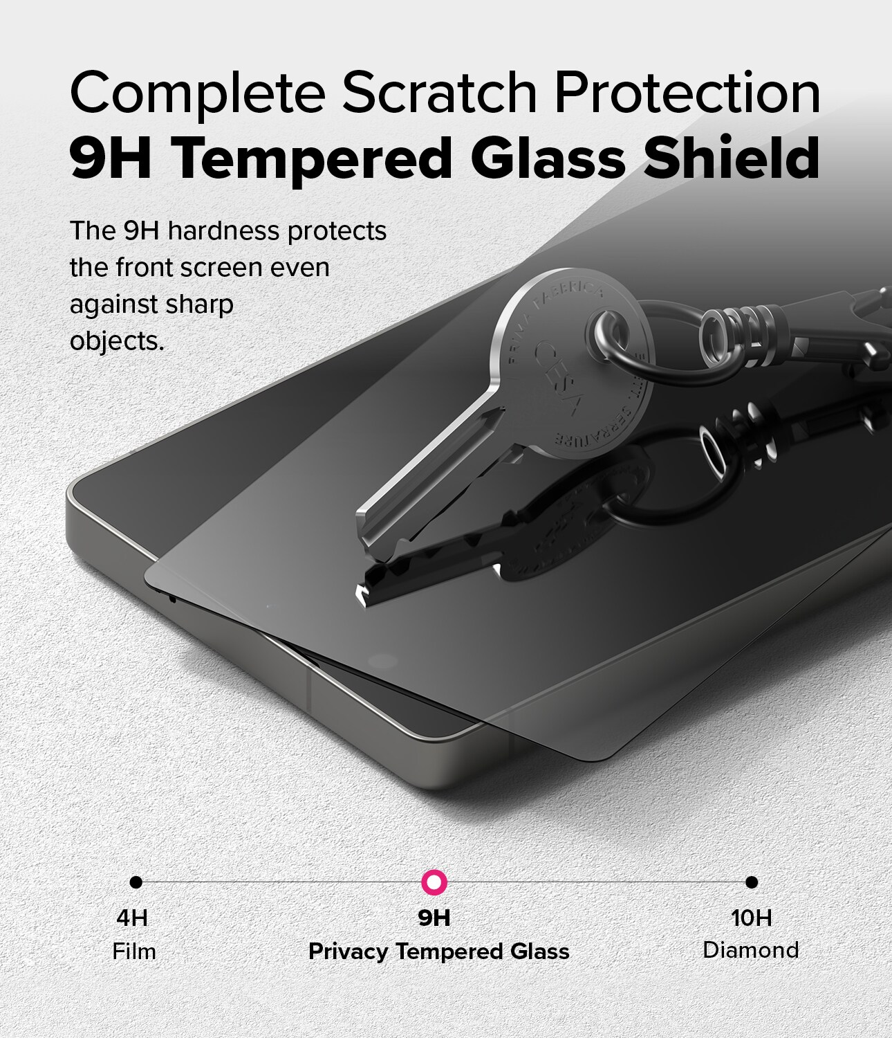 Samsung Galaxy S25 Ultra Anti-spy skærmbeskytter i glas med monteringsramme (2-pak)