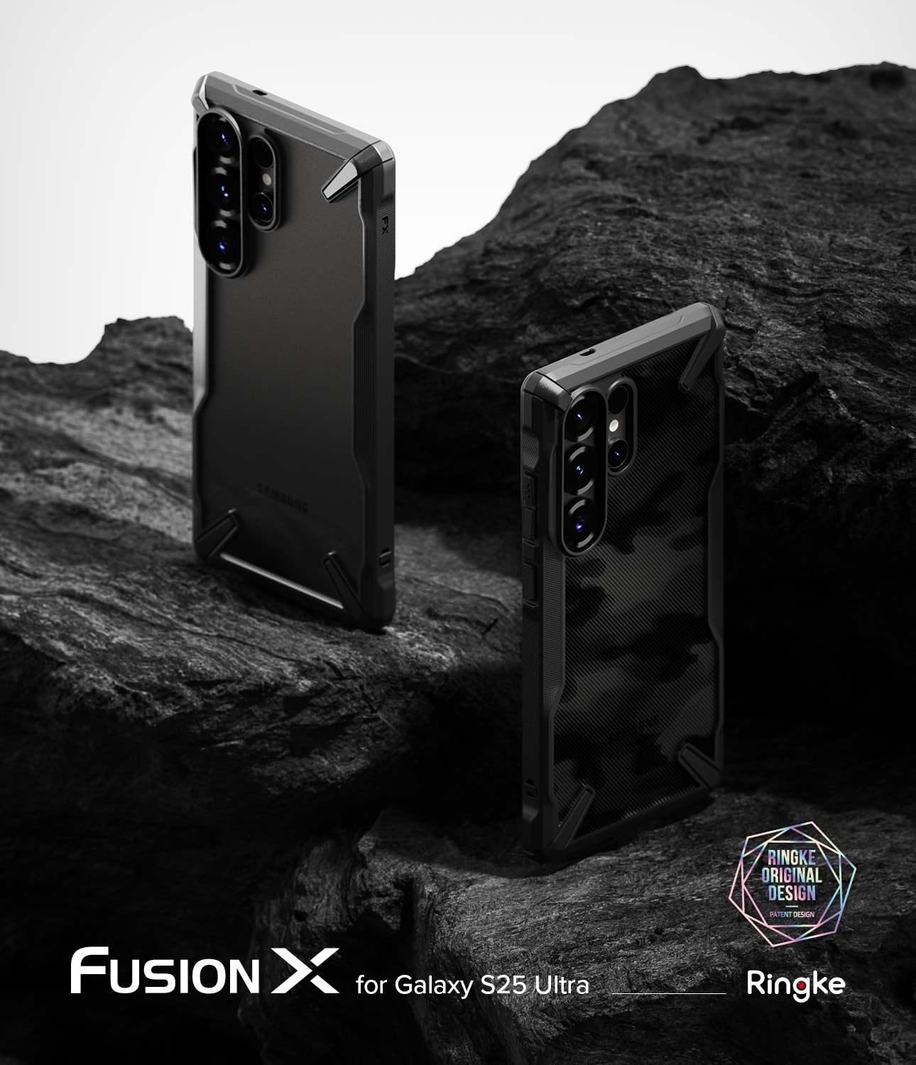 Samsung Galaxy S25 Ultra Fusion X Cover, Sort