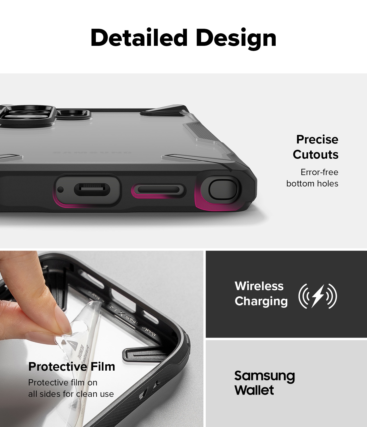 Samsung Galaxy S25 Ultra Fusion X Cover, Sort