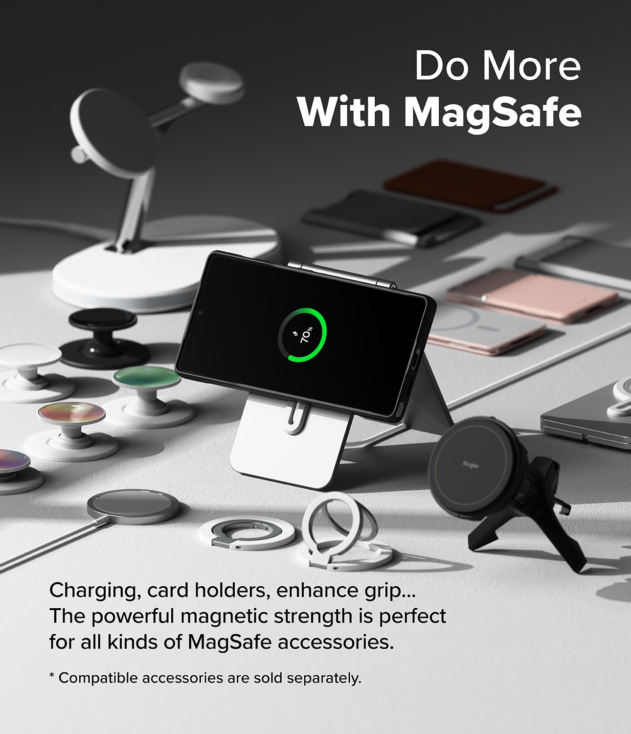 Samsung Galaxy S25 Ultra Fusion Bold MagSafe cover, Sort