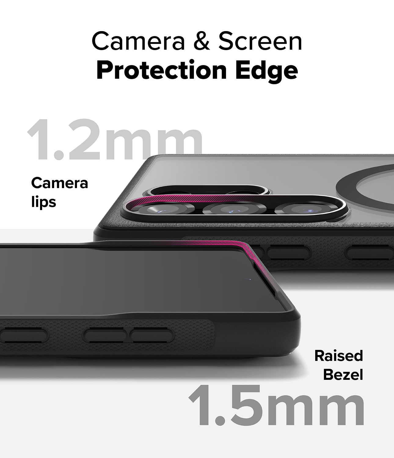 Samsung Galaxy S25 Ultra Fusion Bold MagSafe cover, Sort