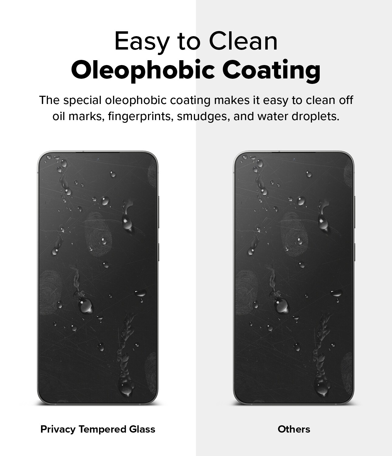 Samsung Galaxy S25 Anti-spy skærmbeskytter i glas med monteringsramme (2-pak)