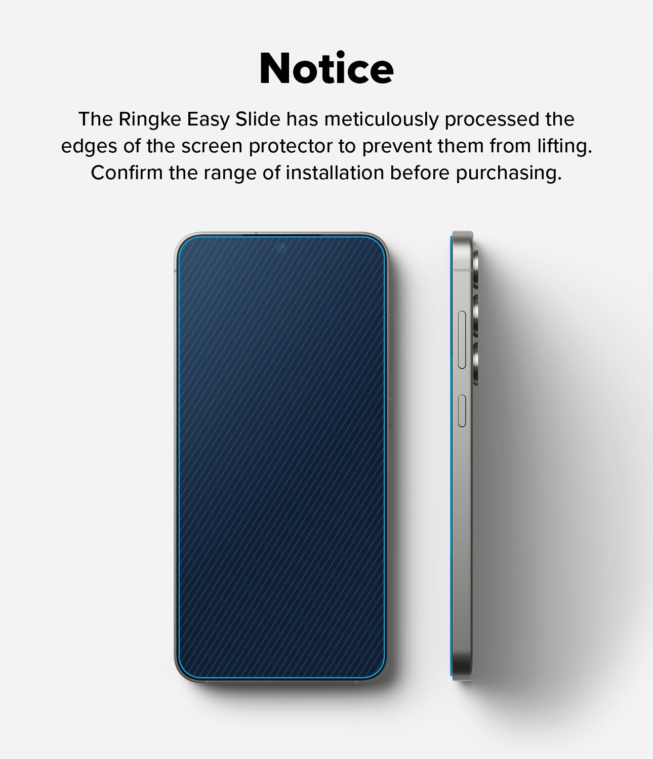Samsung Galaxy S25 Anti-spy skærmbeskytter i glas med monteringsramme (2-pak)