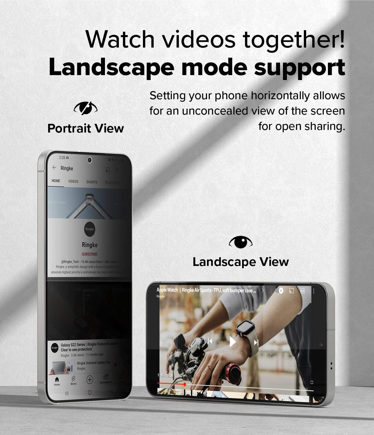 Samsung Galaxy S25 Anti-spy skærmbeskytter i glas med monteringsramme (2-pak)