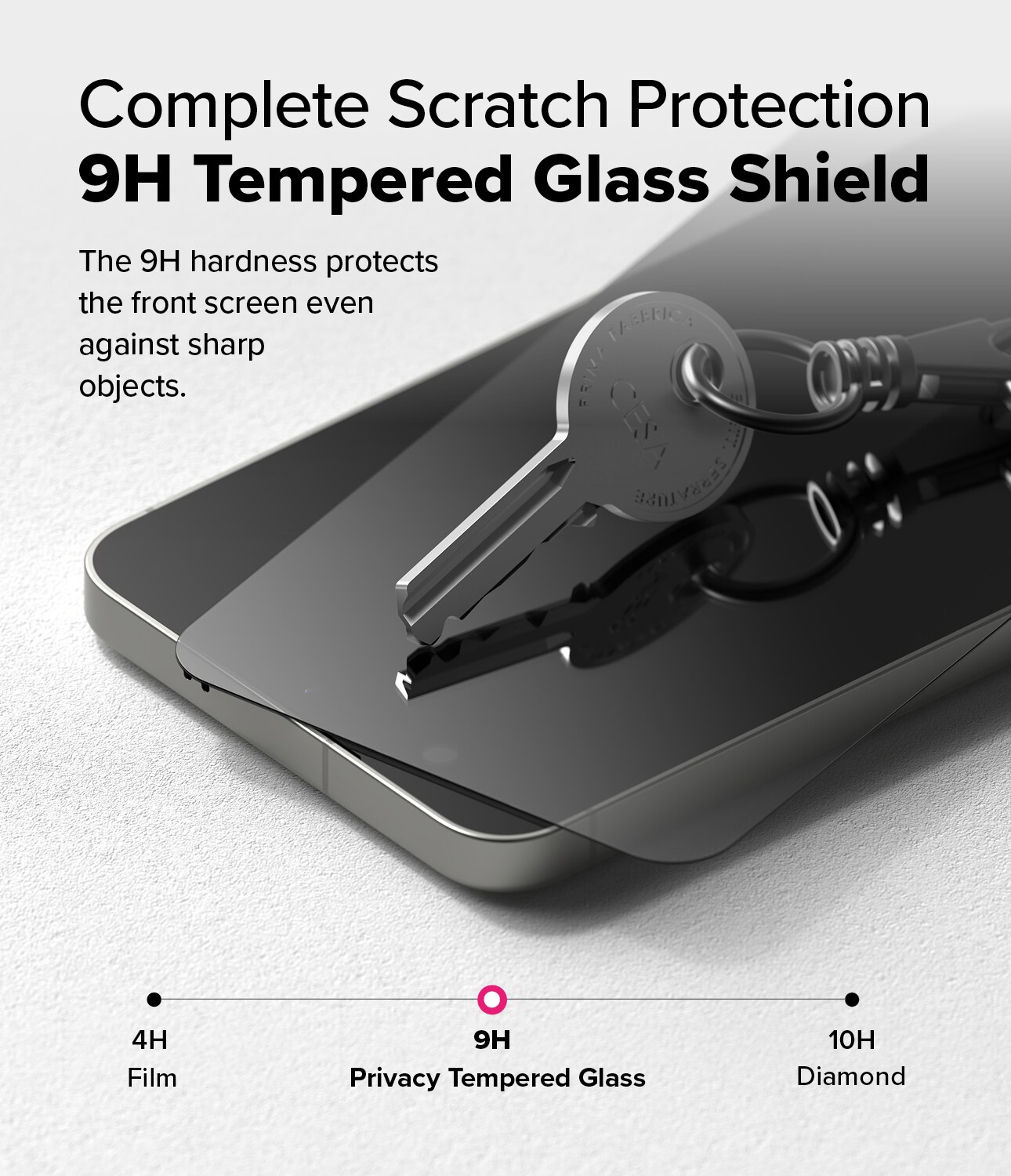 Samsung Galaxy S25 Anti-spy skærmbeskytter i glas med monteringsramme (2-pak)