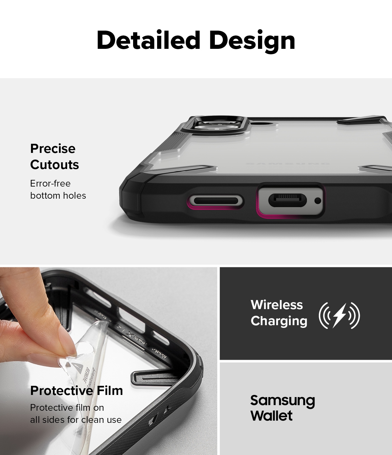 Samsung Galaxy S25 Fusion X Cover, Sort