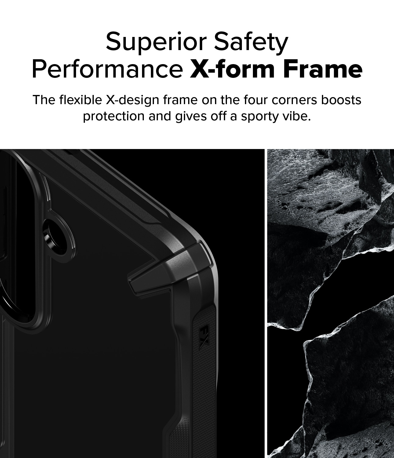 Samsung Galaxy S25 Fusion X Cover, Sort