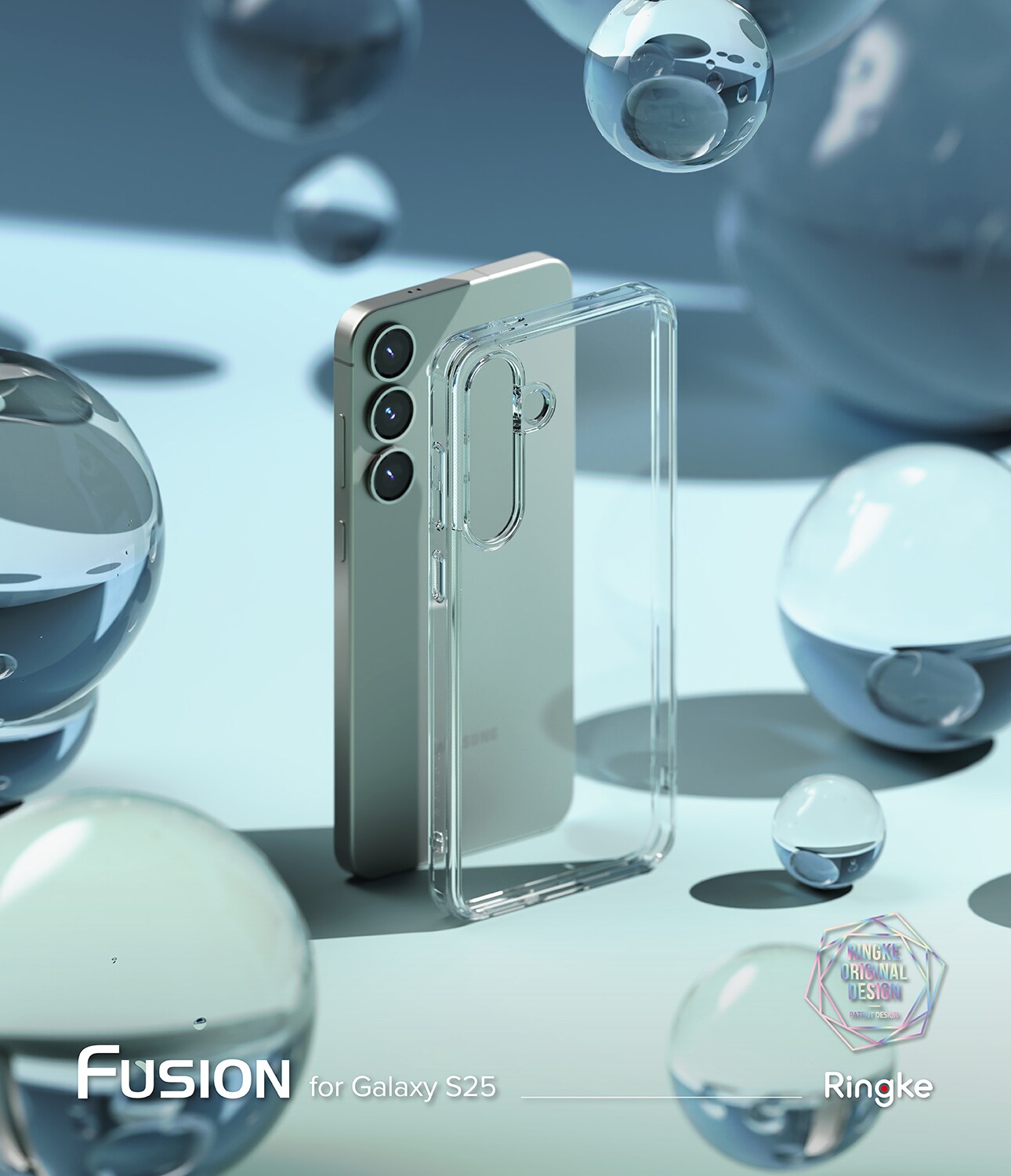 Samsung Galaxy S25 Fusion cover, Clear