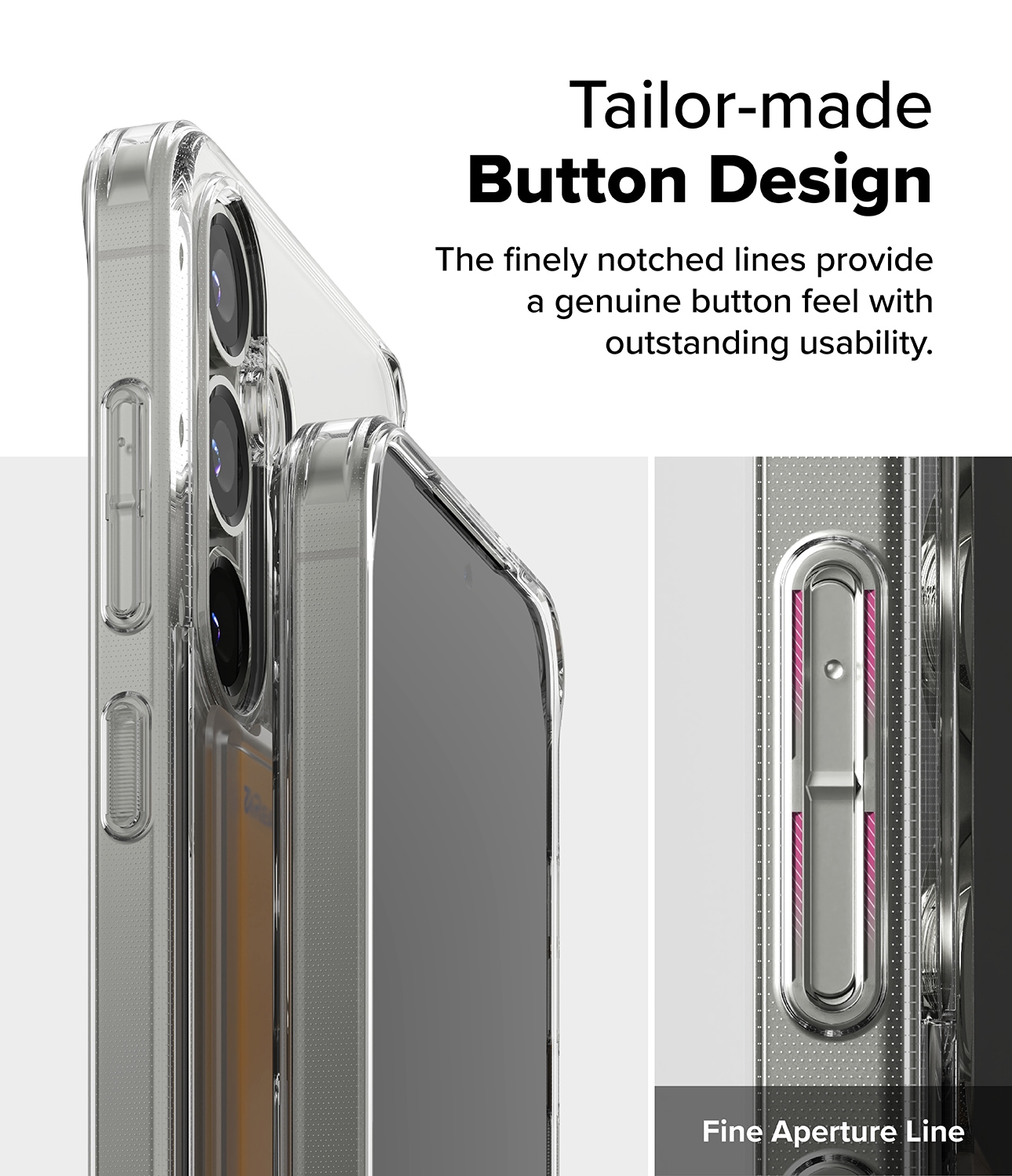 Samsung Galaxy S25 Fusion cover med kortholder, Gennemsigtig
