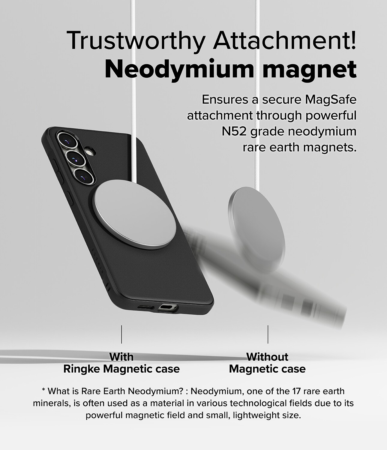 Samsung Galaxy S25 Onyx MagSafe cover, Black