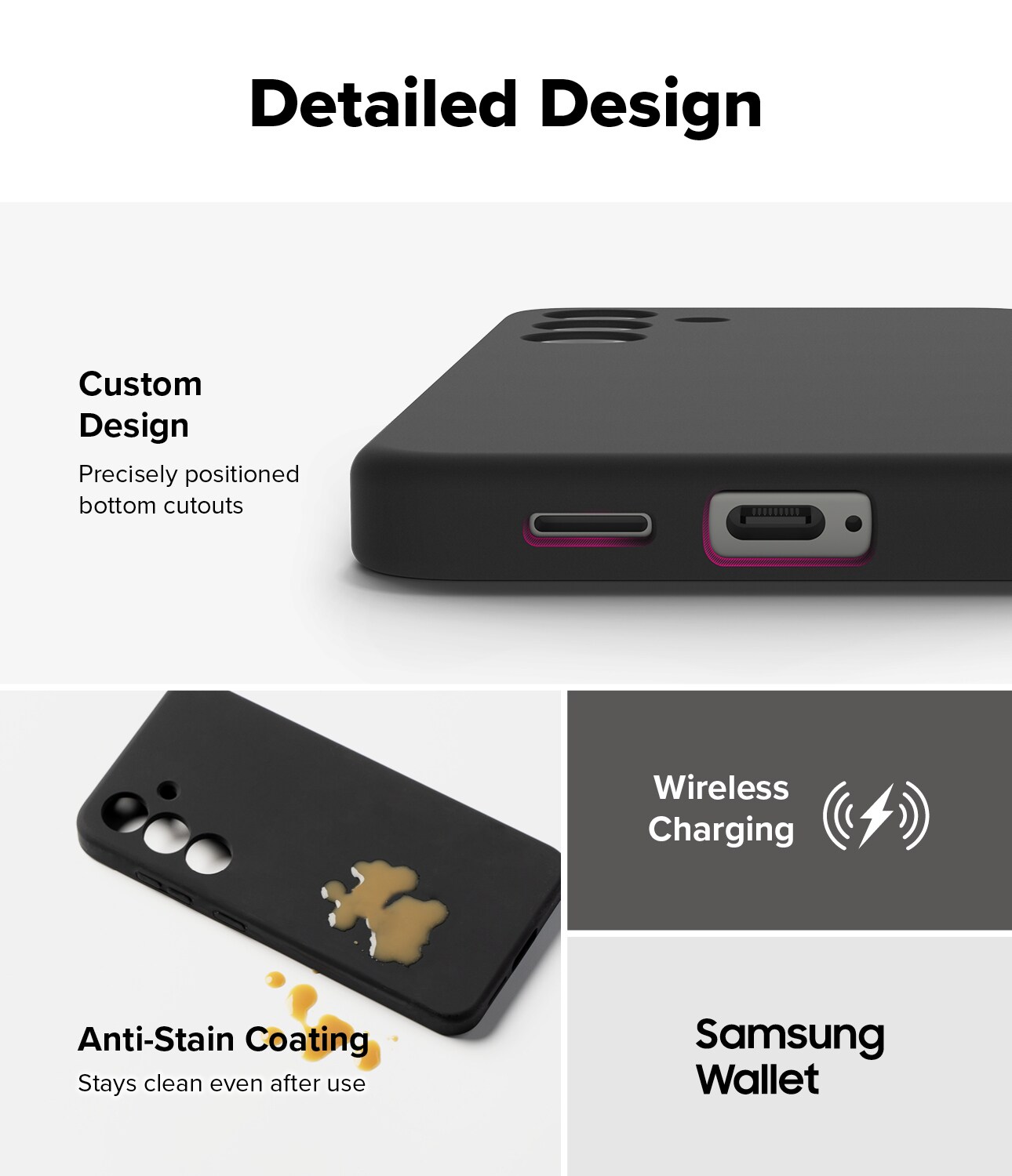 Samsung Galaxy S25 MagSafe silikonecover, Black