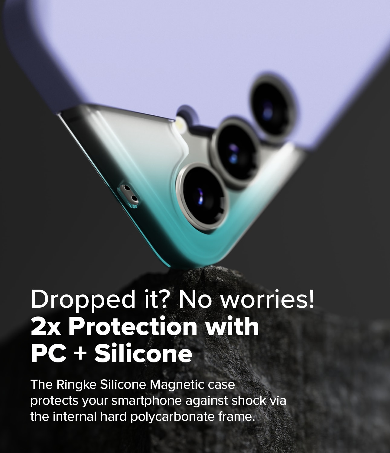 Samsung Galaxy S25 MagSafe silikonecover, Lavender