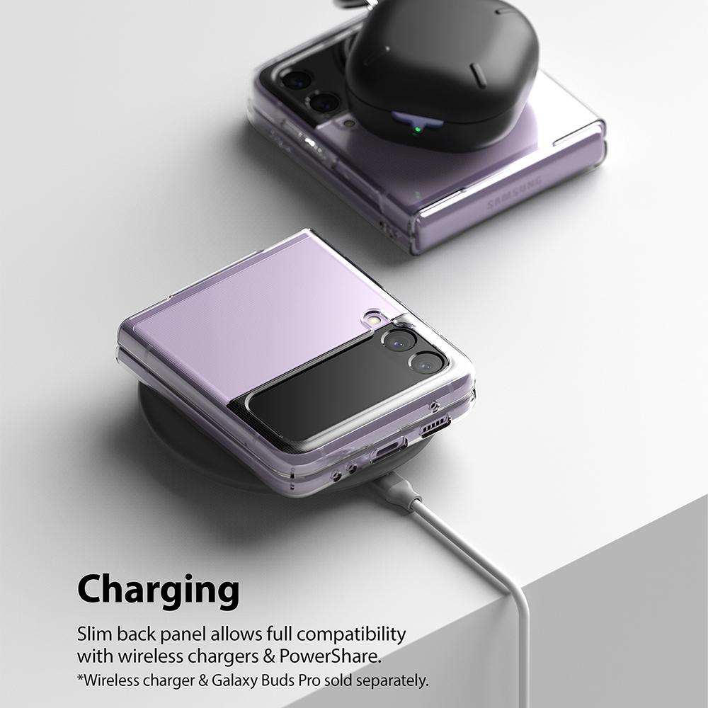 Samsung Galaxy Z Flip 3 Slim cover, Gennemsigtig