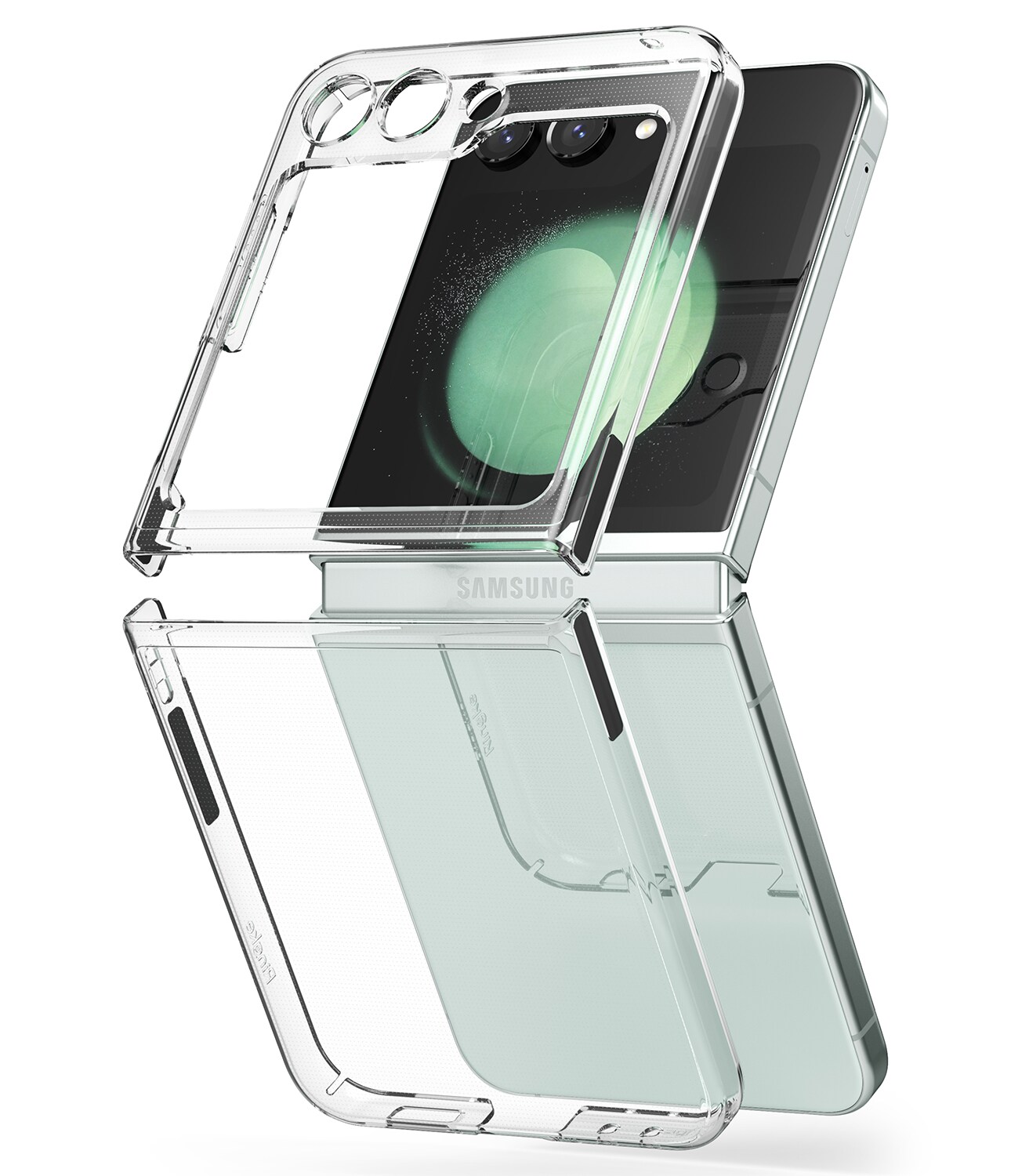 Samsung Galaxy Z Flip 5 Slim cover, Gennemsigtig