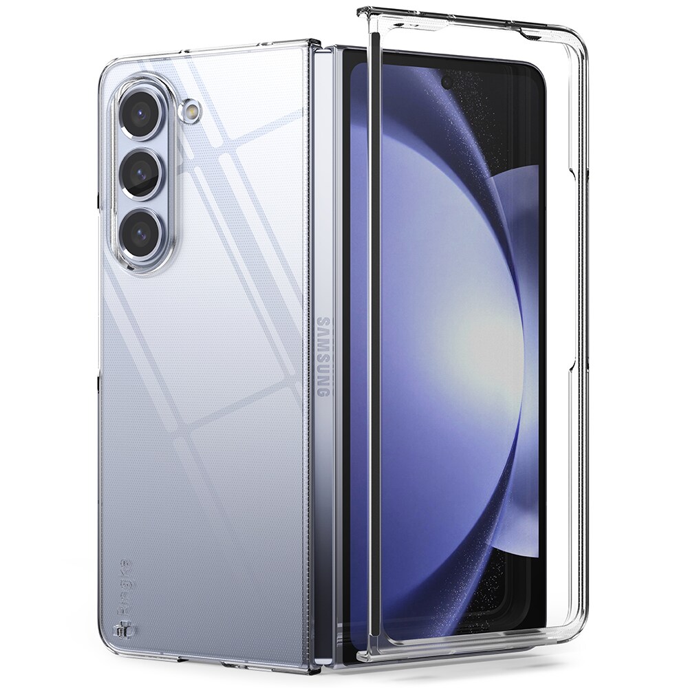 Samsung Galaxy Z Fold 5 Slim cover, Gennemsigtig