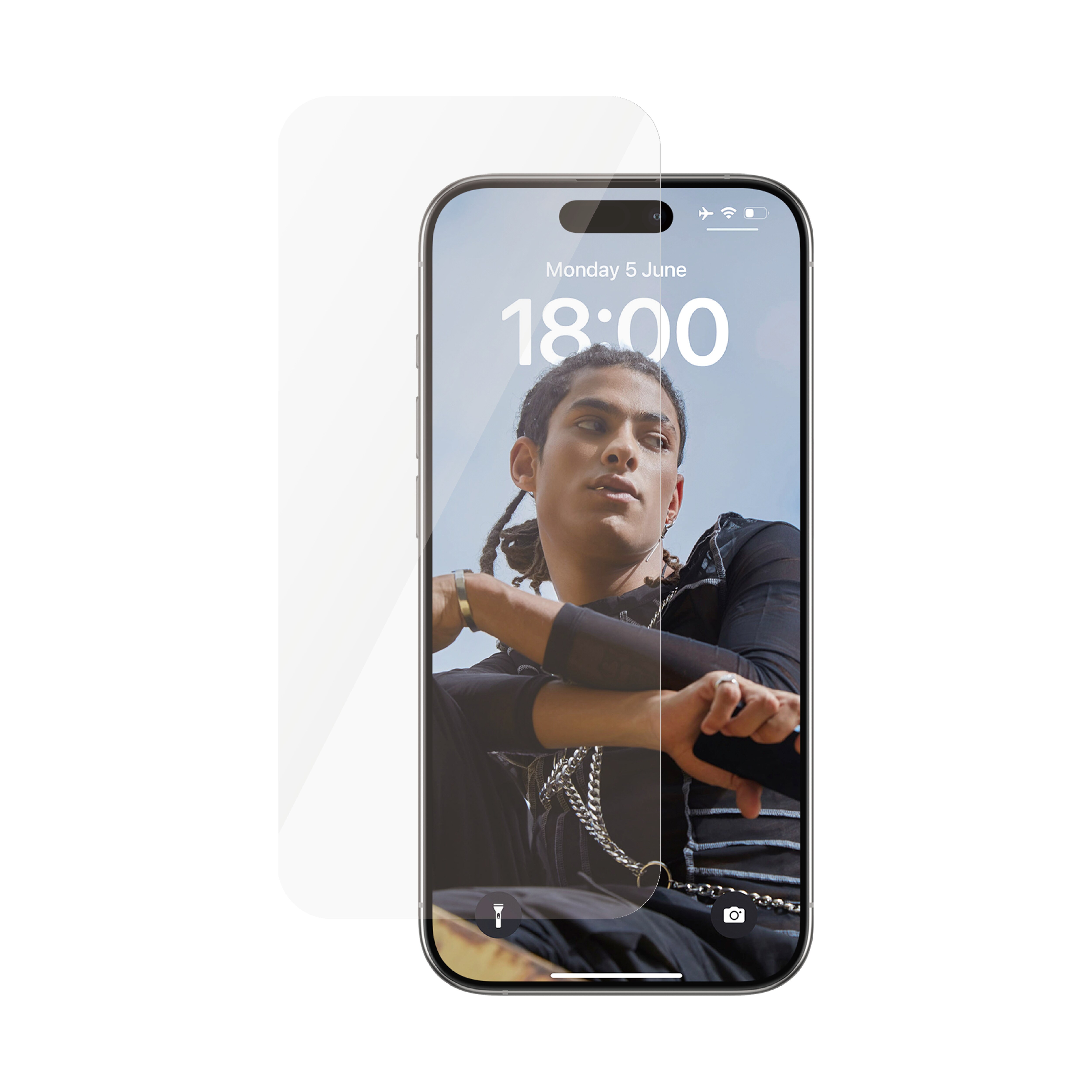 iPhone 15 Pro Skærmbeskytter i glas - Ultra Wide Fit