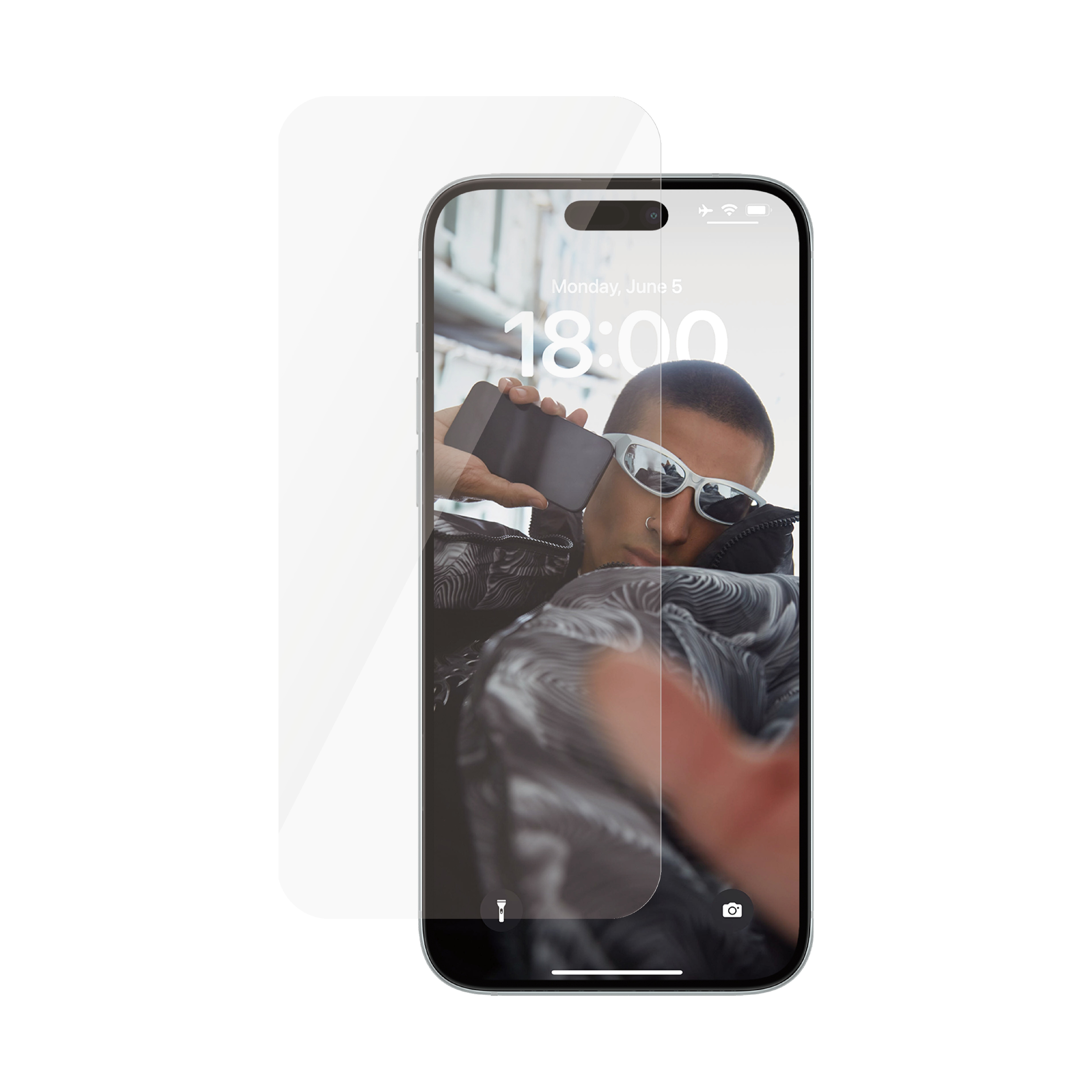 iPhone 15 Plus Skærmbeskytter i glas - Ultra Wide Fit