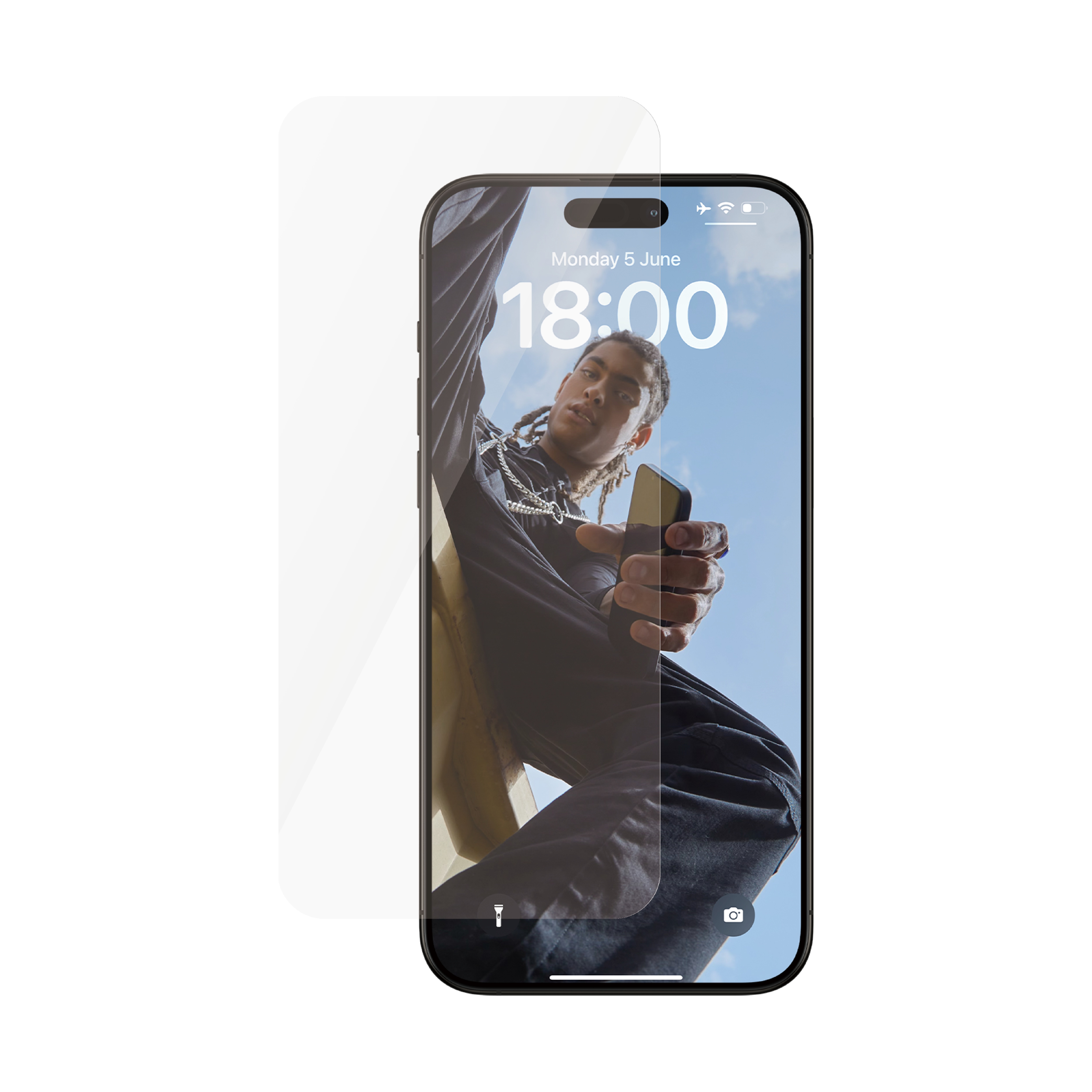 iPhone 15 Pro Max Skærmbeskytter i glas - Ultra Wide Fit