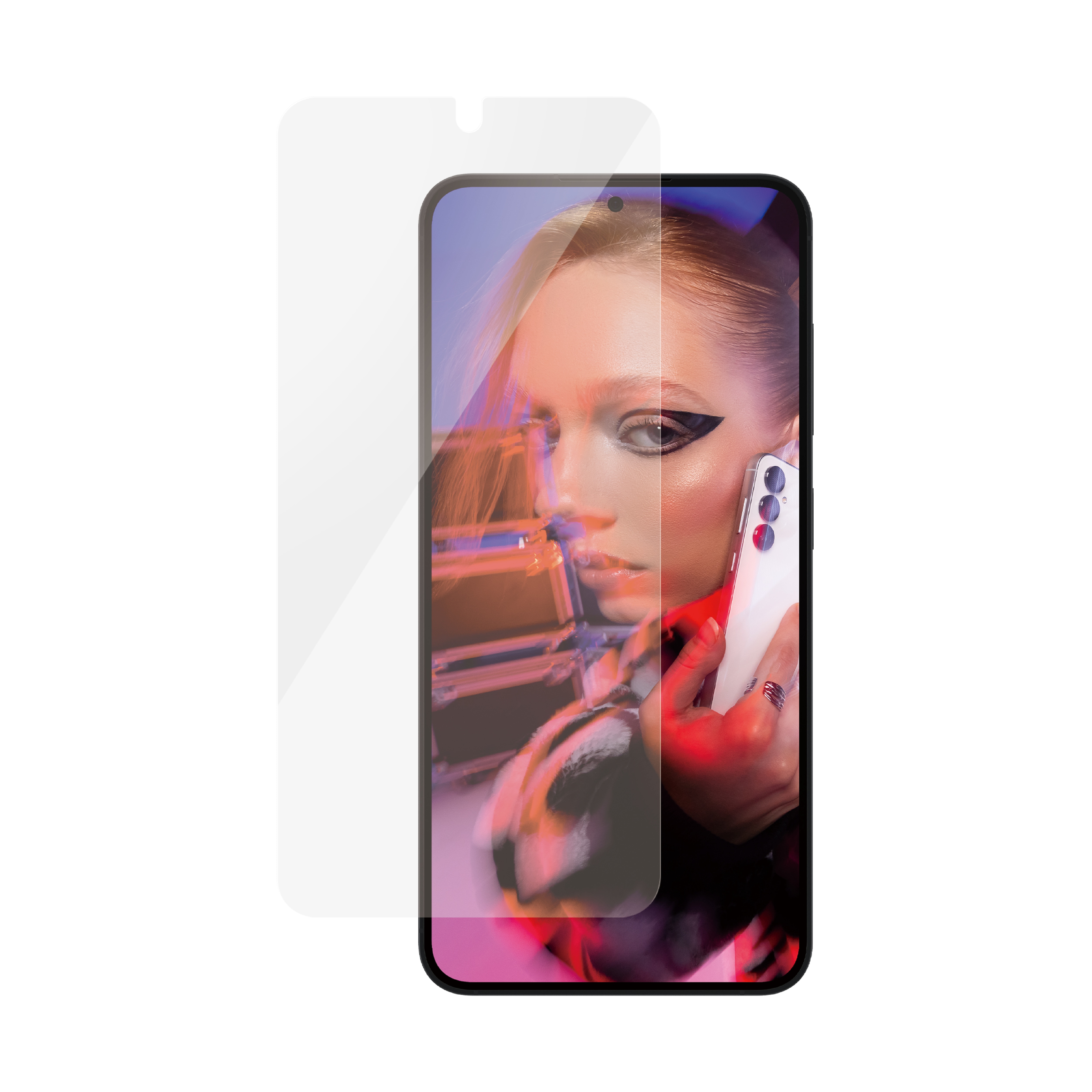 Samsung Galaxy S24 Skærmbeskytter i glas med installationsramme - Ultra Wide Fit