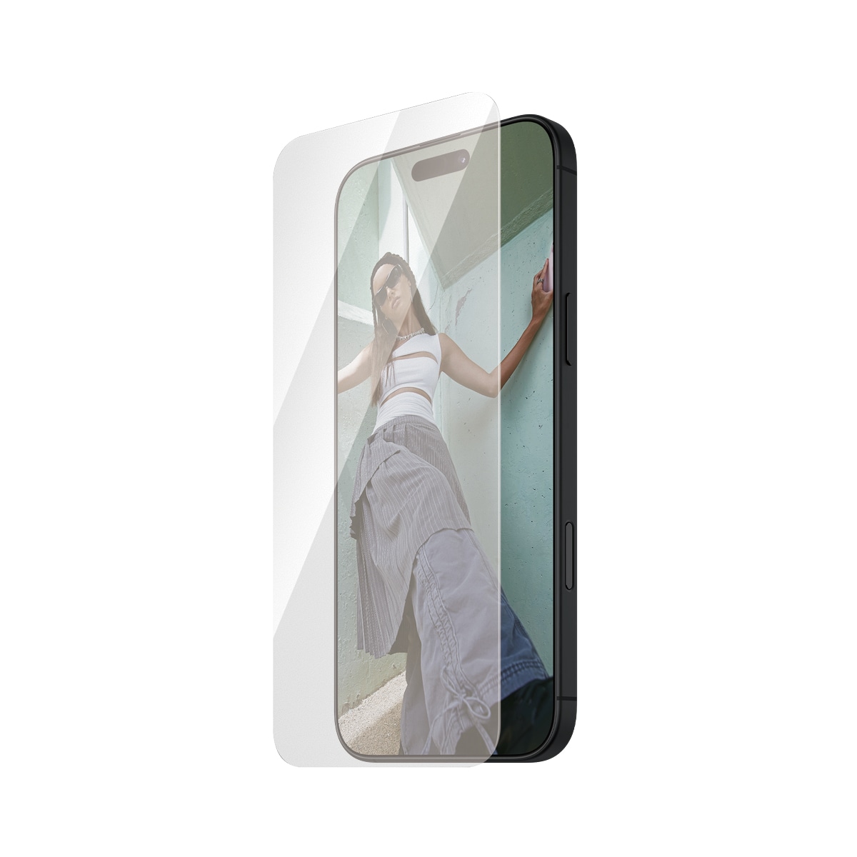 iPhone 16 Pro Skærmbeskytter i glas med installationsramme - Ultra Wide Fit