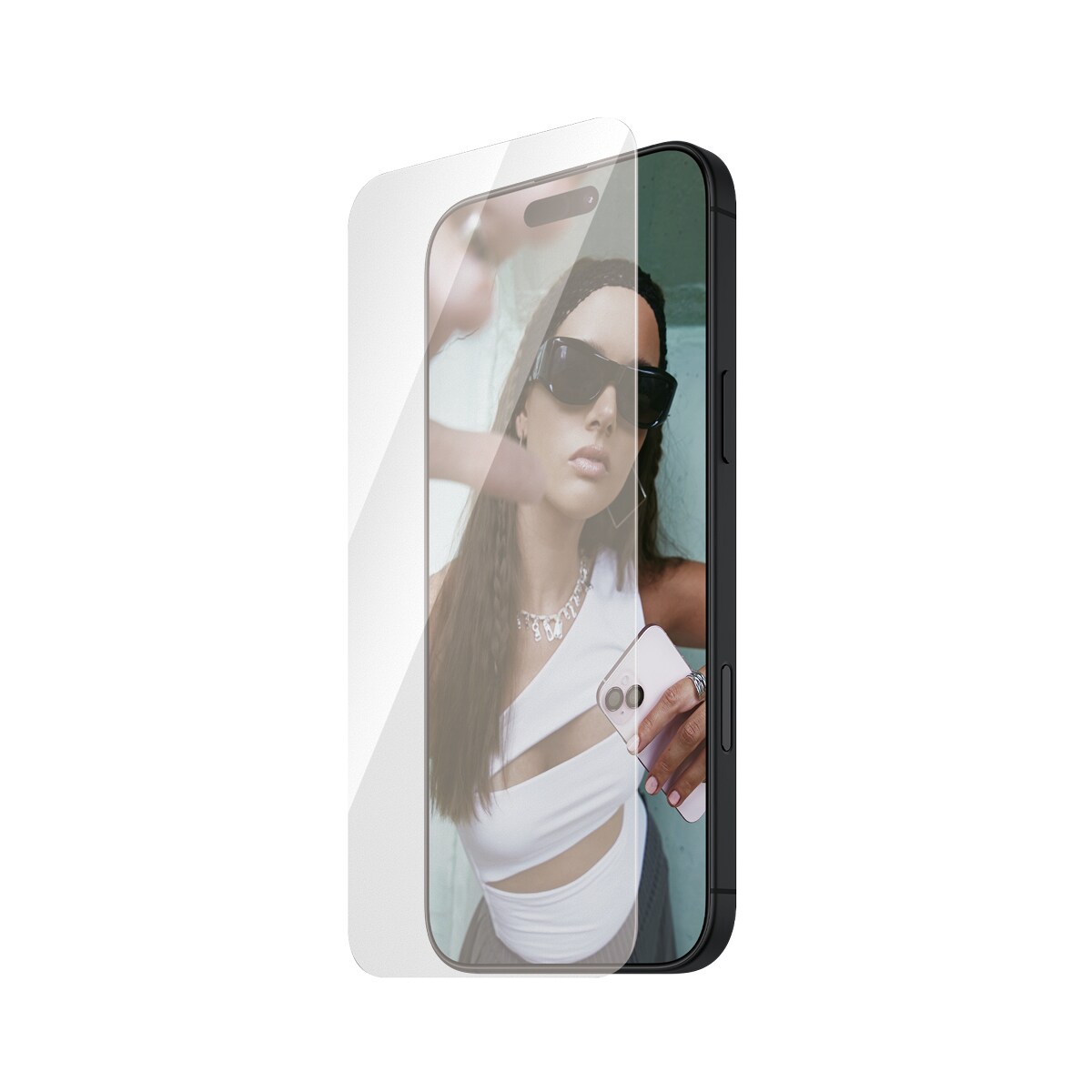 iPhone 16 Pro Max Skærmbeskytter i glas med installationsramme - Ultra Wide Fit