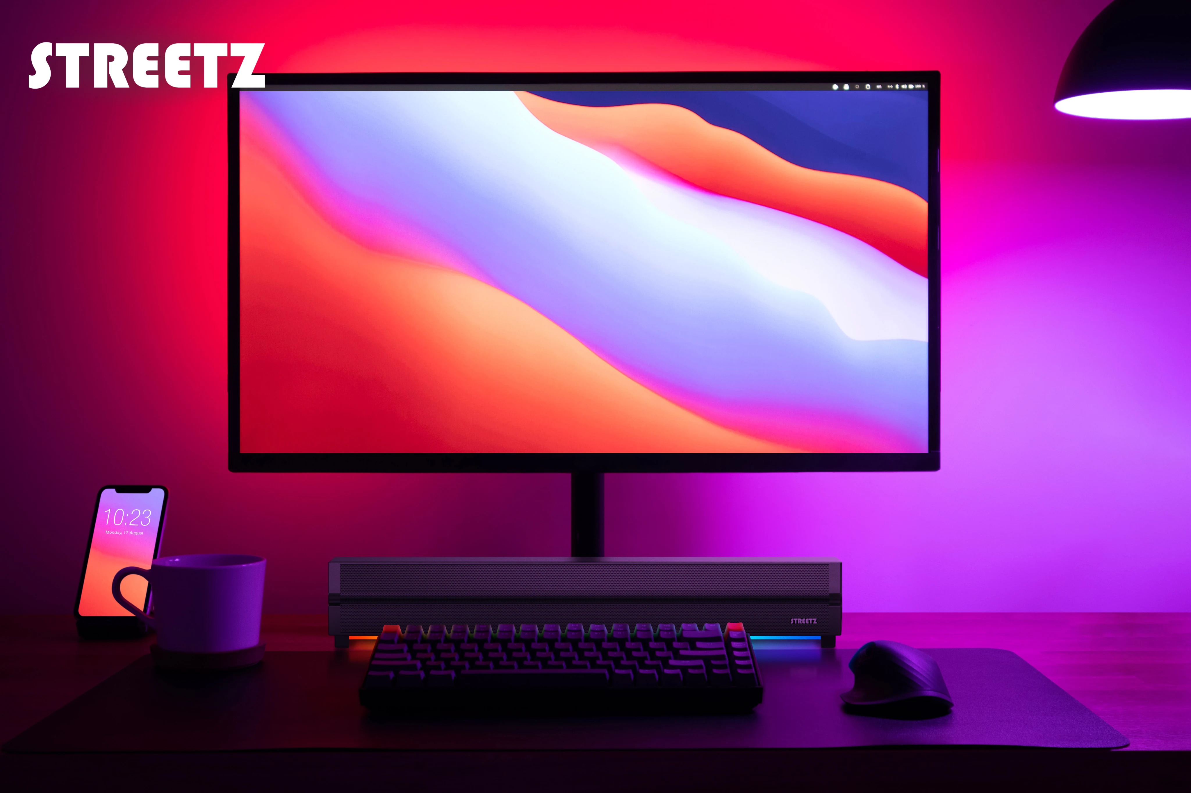 Bluetooth-højttaler med RGB-belysning, Sort          Fråga ChatGPT