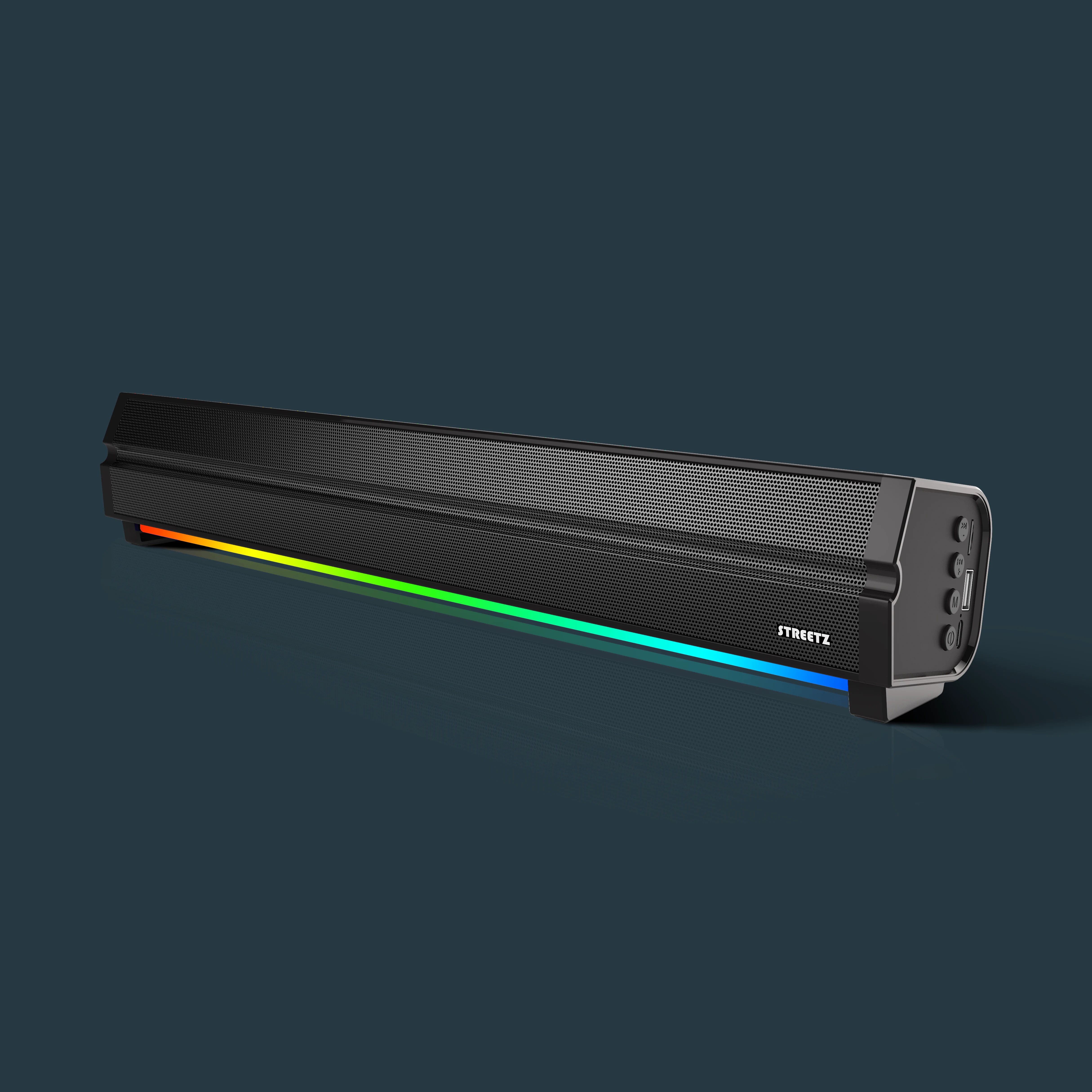 Bluetooth-højttaler med RGB-belysning, Sort          Fråga ChatGPT