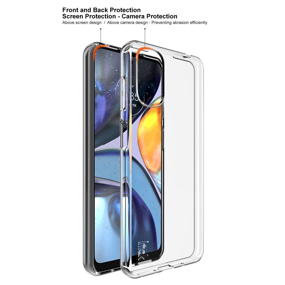 Motorola Moto G22 Cover i TPU, Gennemsigtig