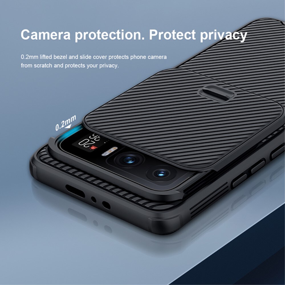 Xiaomi Mi 11 Ultra Cover med kamerabeskyttelse - CamShield, Sort