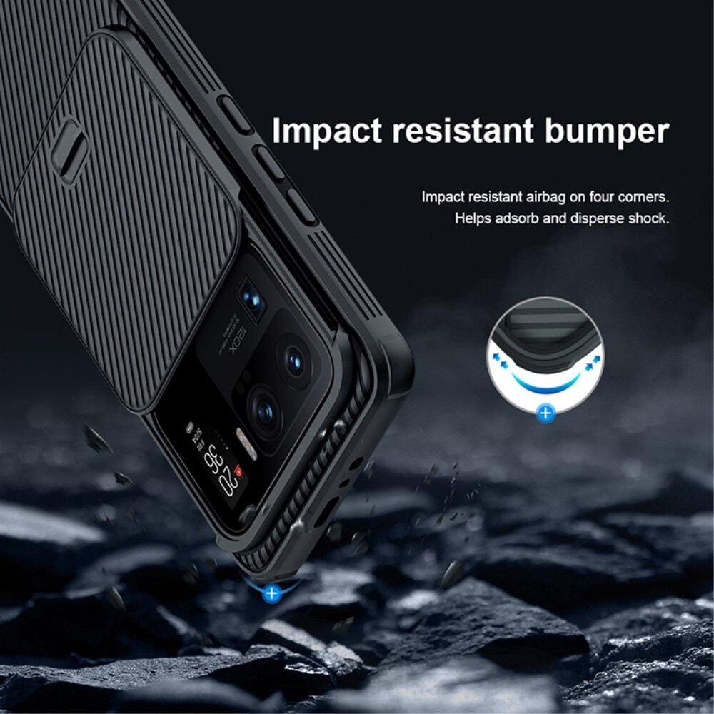 Xiaomi Mi 11 Ultra Cover med kamerabeskyttelse - CamShield, Sort