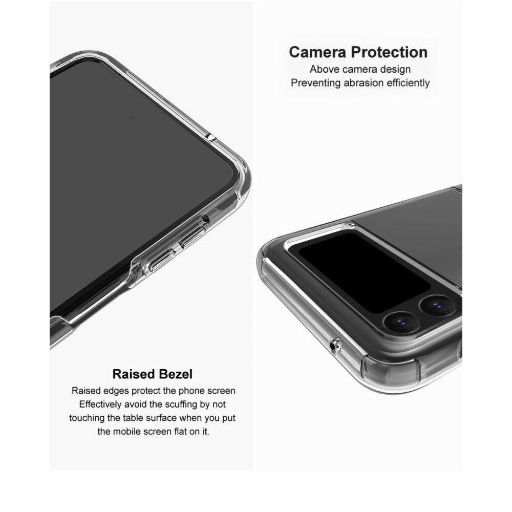 Samsung Galaxy Z Flip 4 Cover i TPU, Gennemsigtig