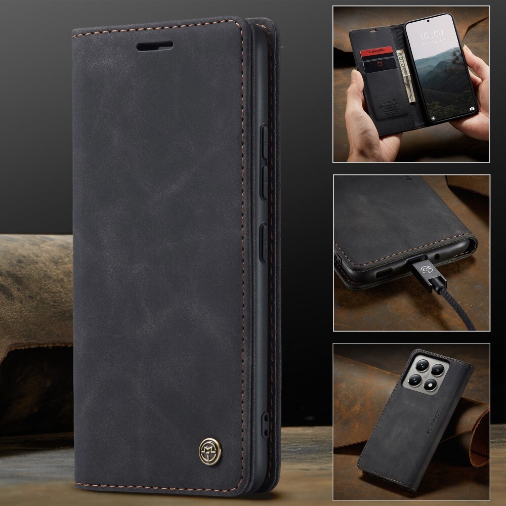 Xiaomi 14T Pro Slankt pungetui, Sort