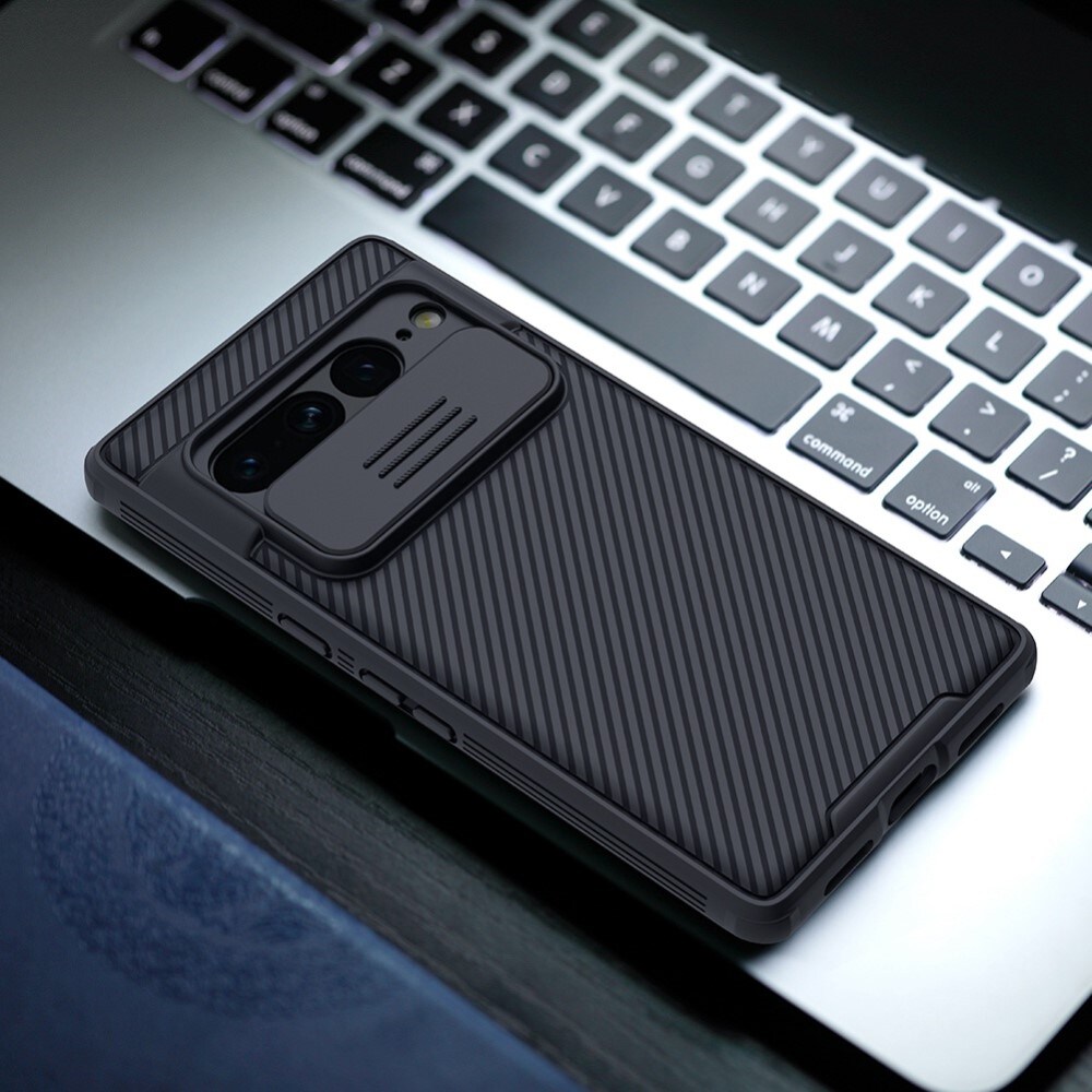 Google Pixel 7 Pro Cover med kamerabeskyttelse - CamShield, Sort