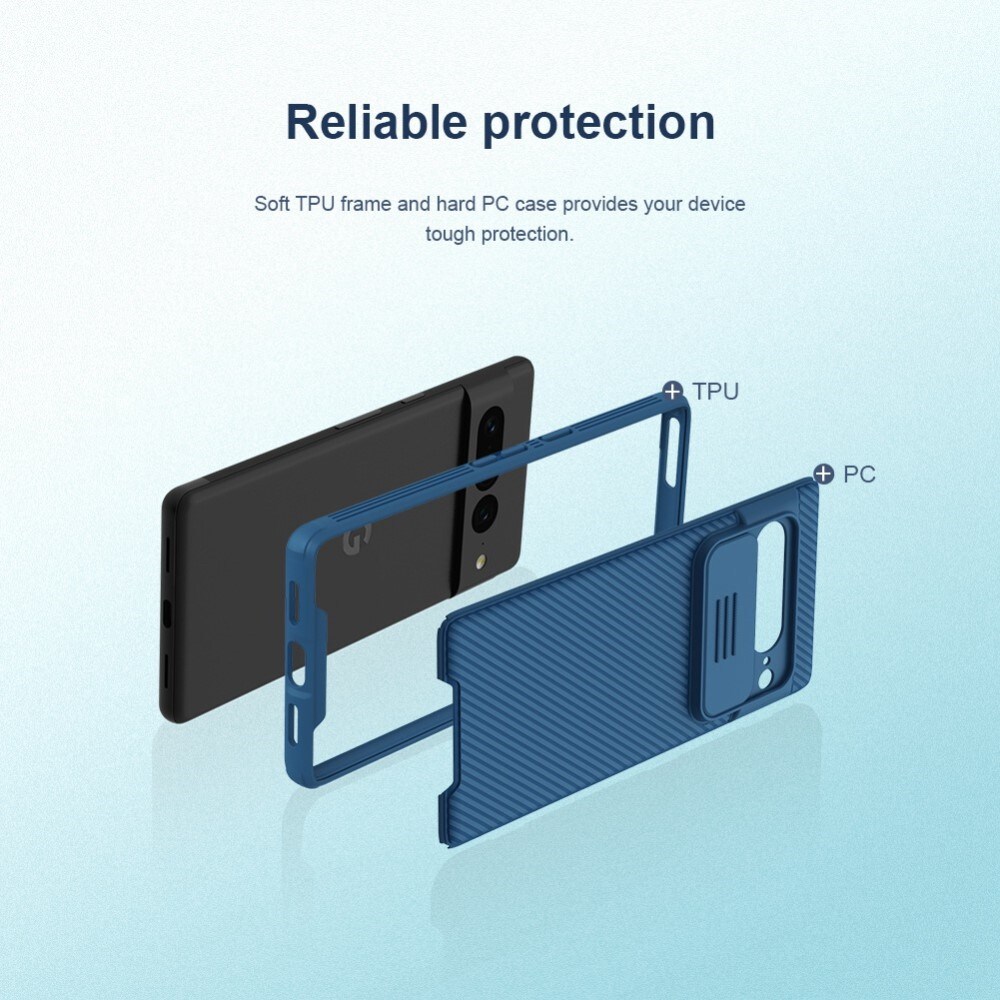 Google Pixel 7 Pro Cover med kamerabeskyttelse - CamShield, Sort