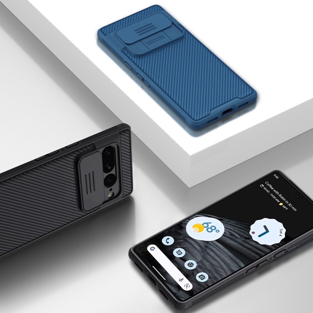 Google Pixel 7 Pro Cover med kamerabeskyttelse - CamShield, Sort
