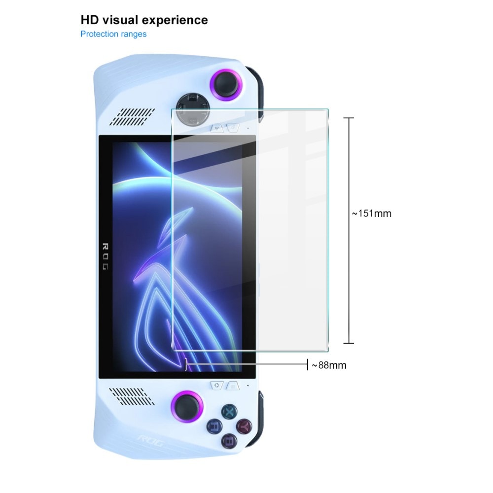 Asus ROG Ally skærmbeskytter i hærdet glas