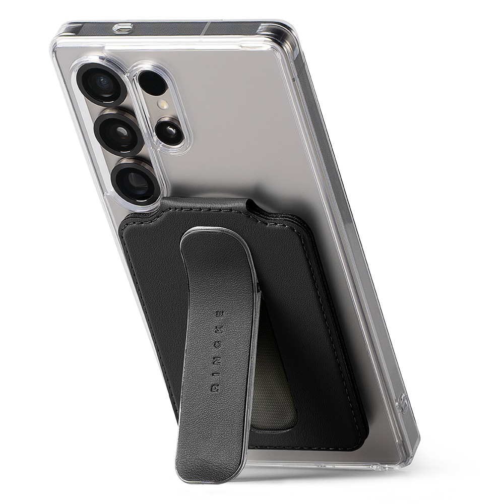 Samsung Galaxy Magnetisk kortholder med greb, Sort