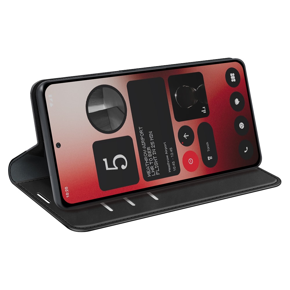 Nothing Phone 2a Slankt etui med kortholder, Sort