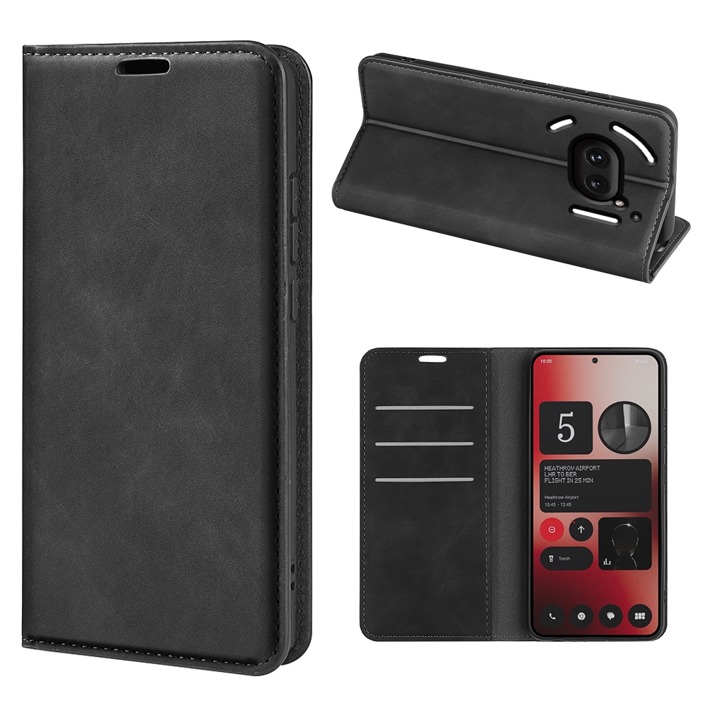 Nothing Phone 2a Slankt etui med kortholder, Sort