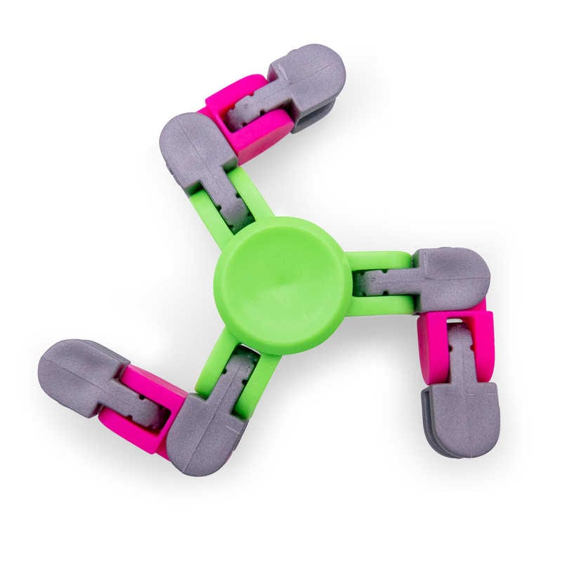 Fidget Tracks spinner med bøjbare arme