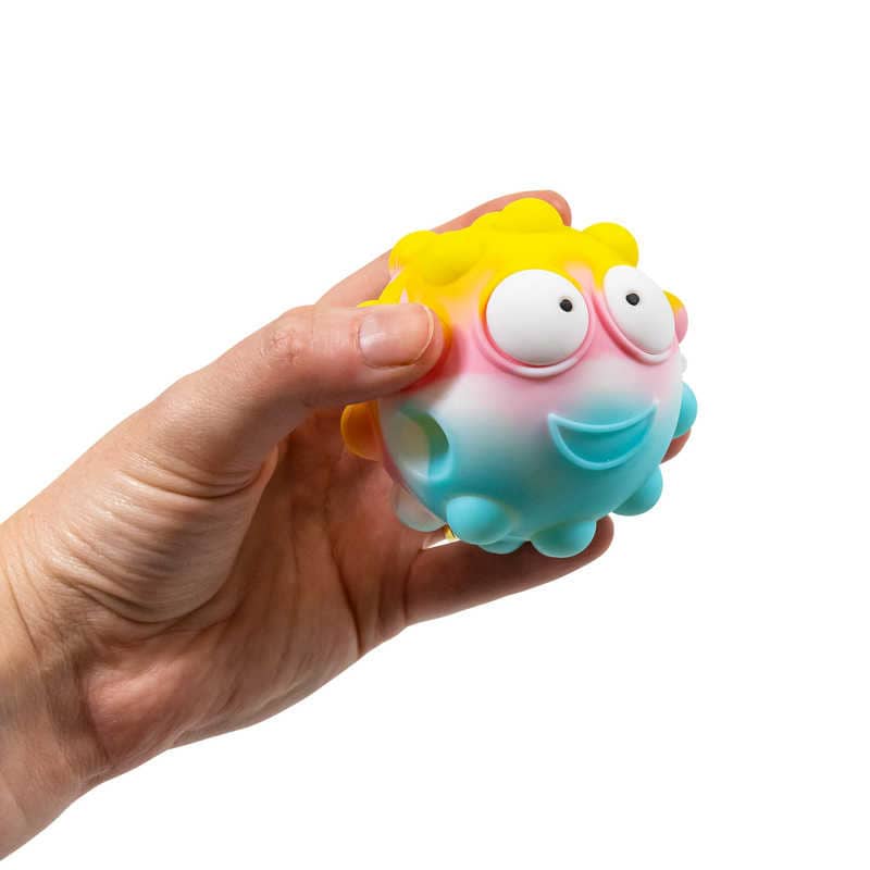 Popper fidgetbold med øjne