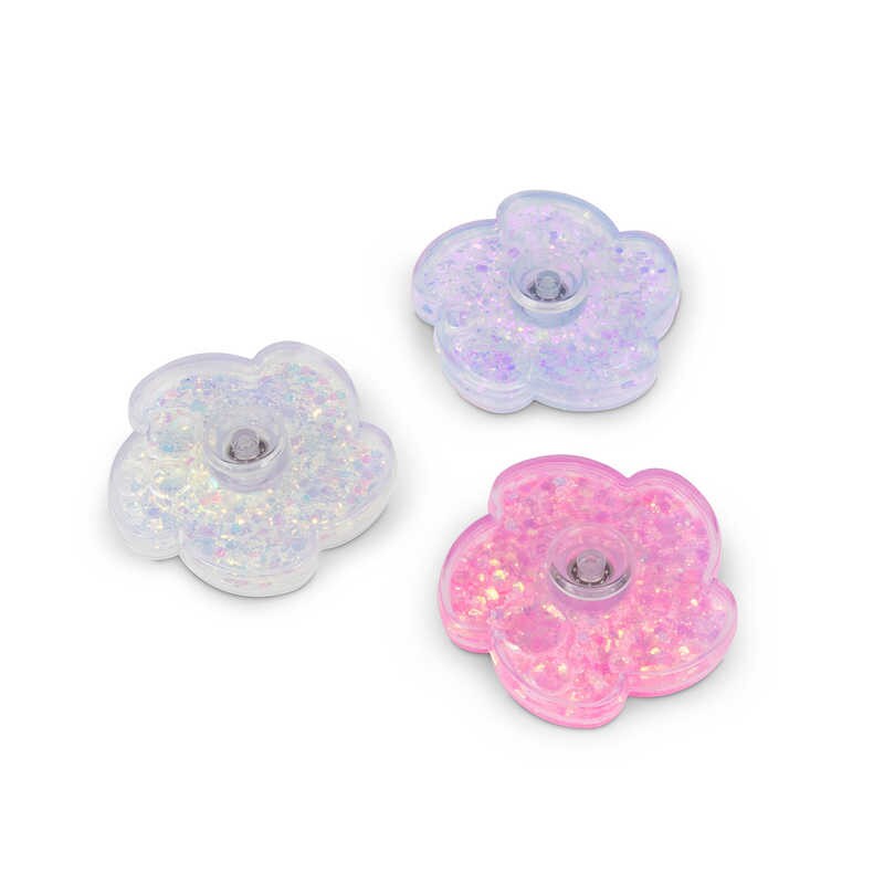 Glitrende fidget spinner blomst