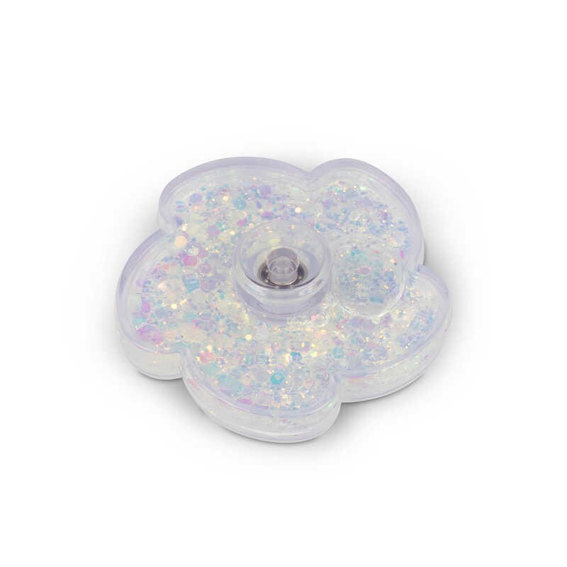 Glitrende fidget spinner blomst