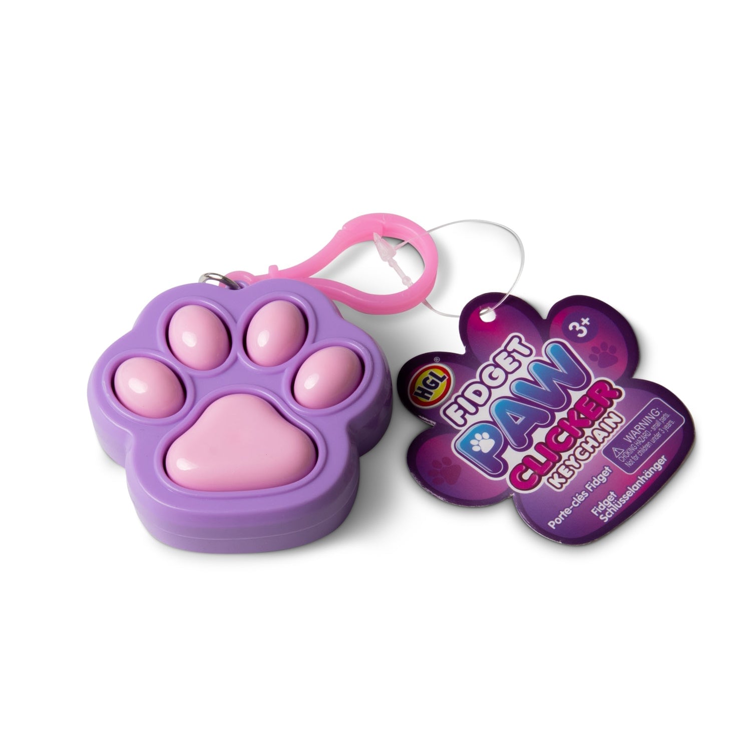Fidget Paw Clicker Nøglering