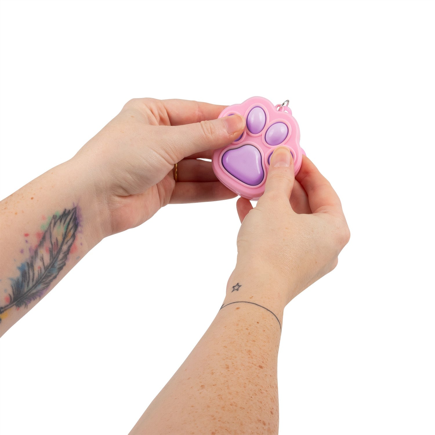 Fidget Paw Clicker Nøglering